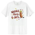 thumbnail image 1 of Spongebob Squarepants Weenie Hut Jr's on White Adult T-Shirt-Medium, 1 of 2
