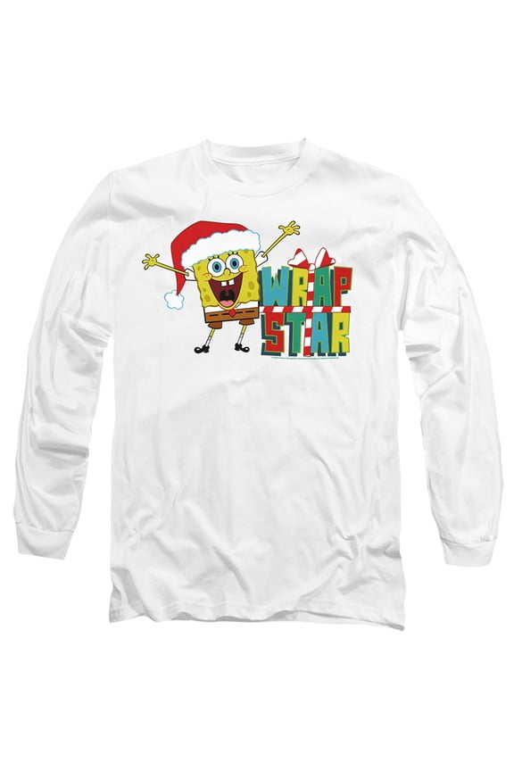 Wrap Star At Christmas Unisex Adult Long-Sleeve T Shirt