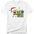 thumbnail image 1 of Spongebob Squarepants Wrap Star At Christmas Unisex Adult T Shirt, 1 of 7