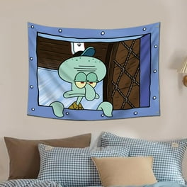 Tapestries Squidward Tentacles Tapestry Wall Hanging Tapestry Home Decor Tapestries Wall Art for Living Room Bedroom Tapestry 60x40in Walmart