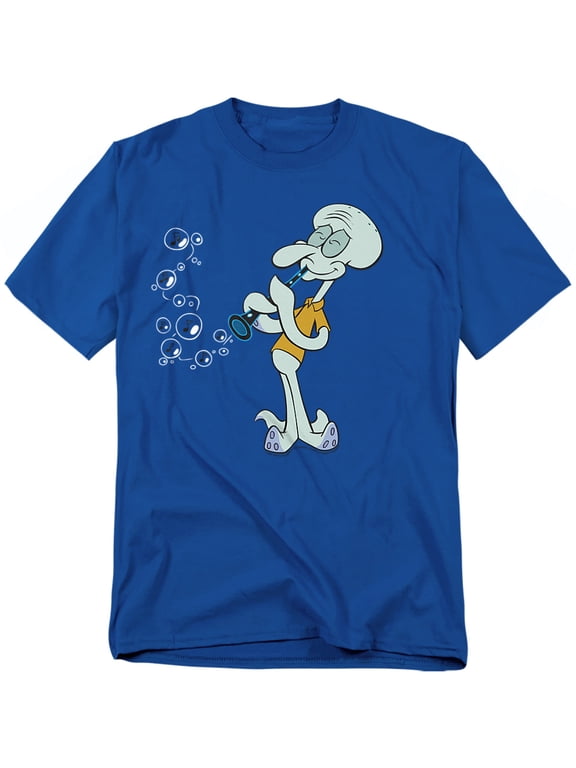 Spongebob T-Shirt Squidwards Clarinet Unisex Graphic Tee For Men & Women