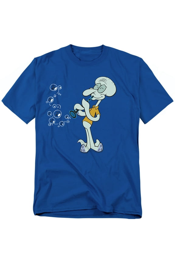 Spongebob T-Shirt Squidwards Clarinet Unisex Graphic Tee For Men & Women