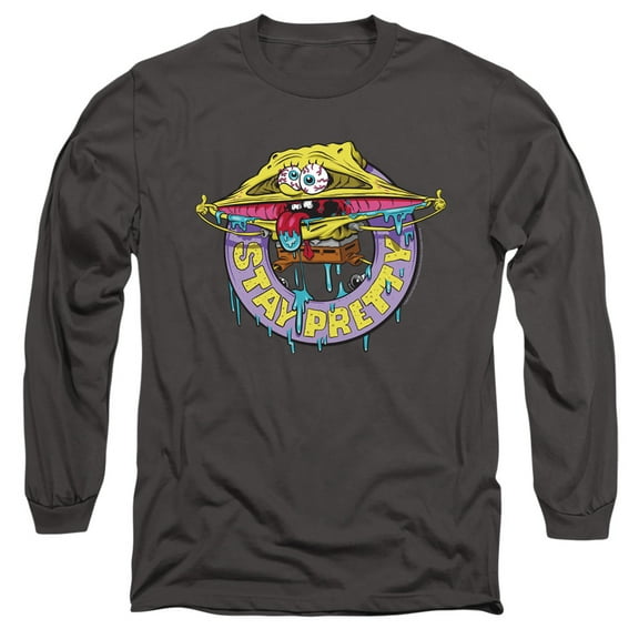 Spongebob Stay Pretty Unisex Adult Long-Sleeve T Shirt
