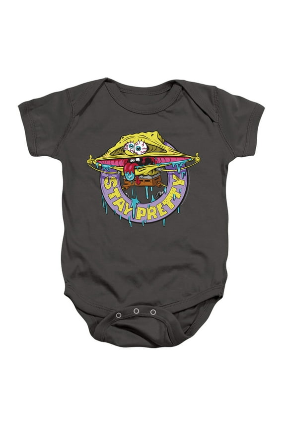 Spongebob Stay Pretty Unisex Infant Snap Suit for Baby
