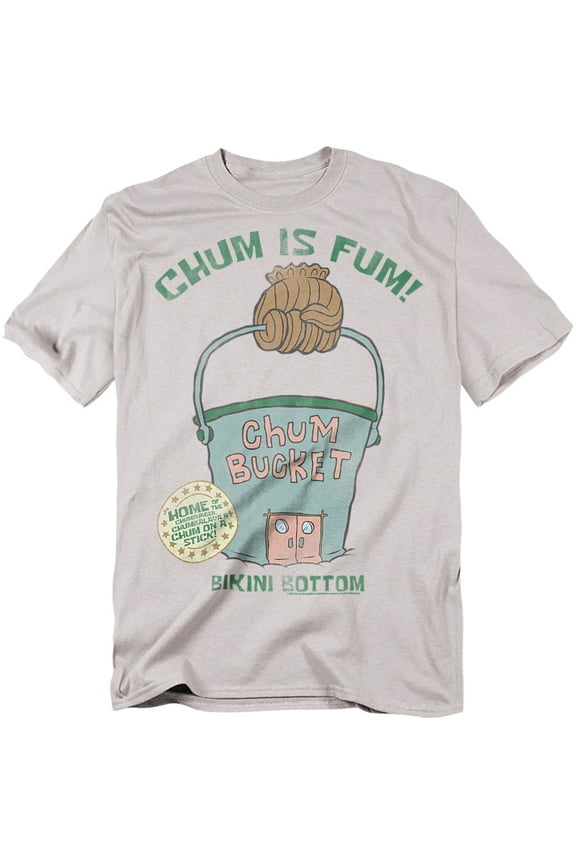 Spongebob T-Shirt Chum Bucket Unisex Graphic Tee for Men & Women