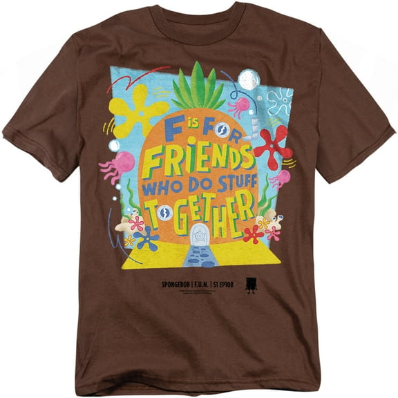 Spongebob T-Shirt Pineapple Friends Unisex Graphic Tee for Men & Women