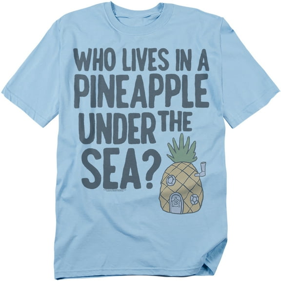 Spongebob T-Shirt Pineapple Under The Sea Unisex Graphic Tee for Men & Women