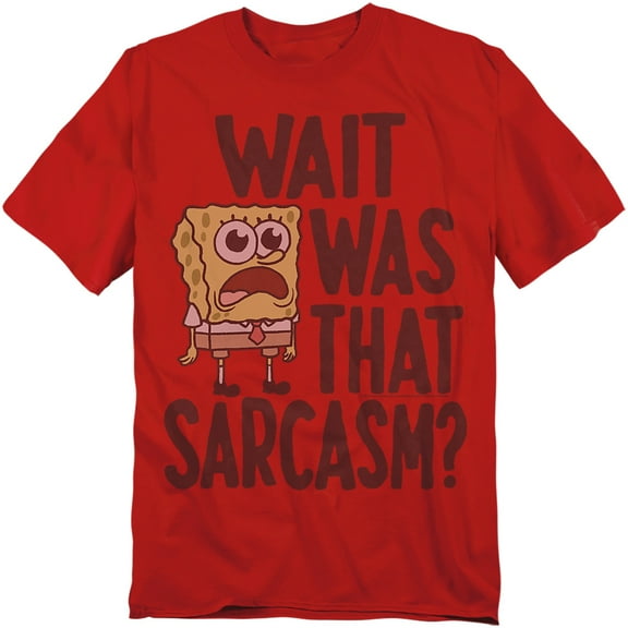 Spongebob T-Shirt Sarcasm Unisex Graphic Tee for Men & Women