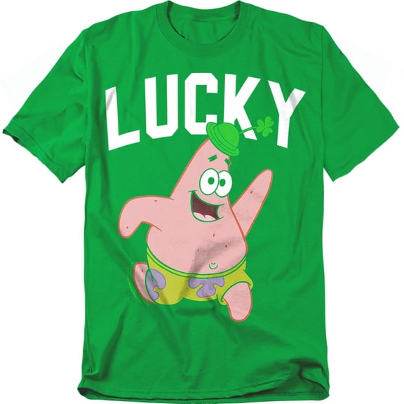 Spongebob T-Shirt St. Patrick'S Day Lucky Patrick Unisex Graphic Tee for Men & Women