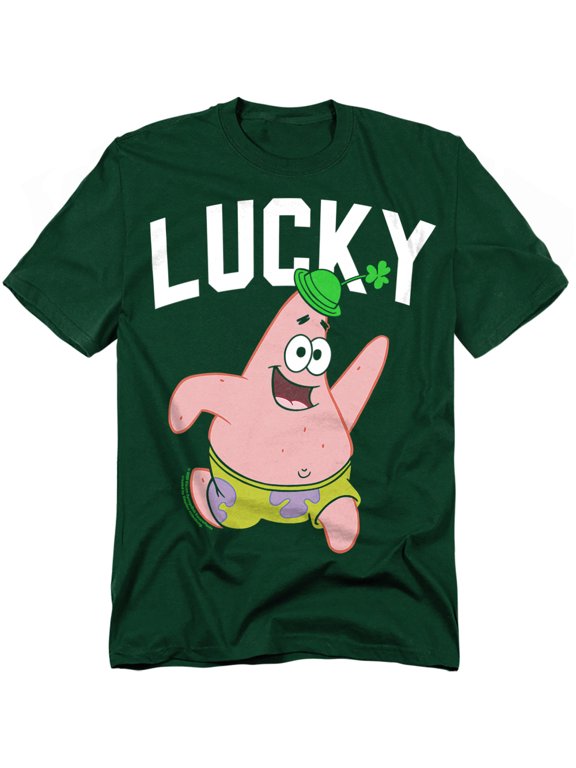 Spongebob T-Shirt St Patrick'S Day Lucky Patrick Unisex Graphic Tee for Men & Women