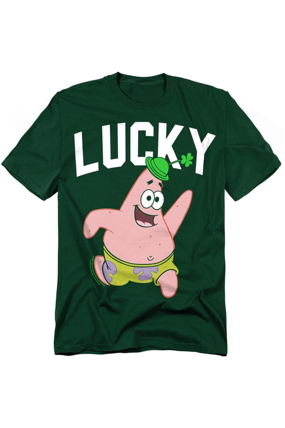 Spongebob T-Shirt St Patrick'S Day Lucky Patrick Unisex Graphic Tee for Men & Women