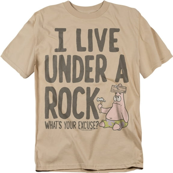 Spongebob T-Shirt Under A Rock Unisex Graphic Tee for Men & Women