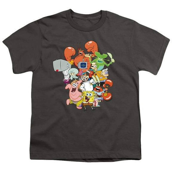 Spongebob The Whole Gang Unisex Youth T Shirt