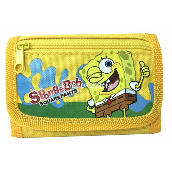 Spongebob Tri-fold Canvas Wallet