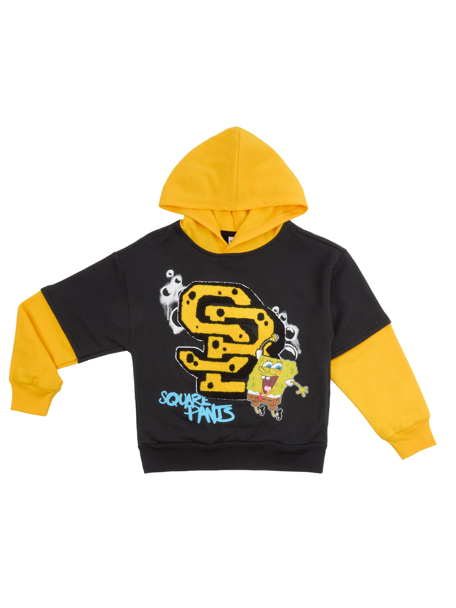 SpongeBob SquarePants Boys Twofer Hoodie, Sizes 4-18