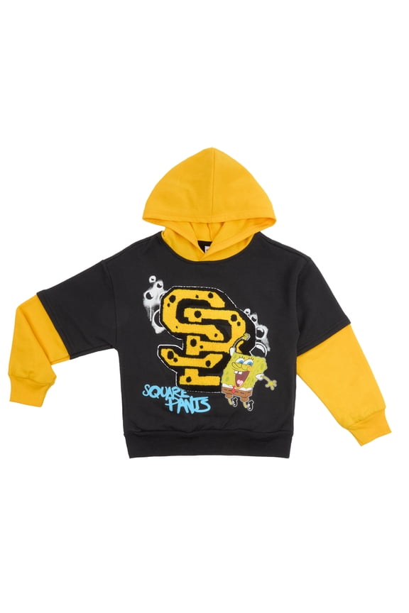 SpongeBob SquarePants Boys Twofer Hoodie, Sizes 4-18