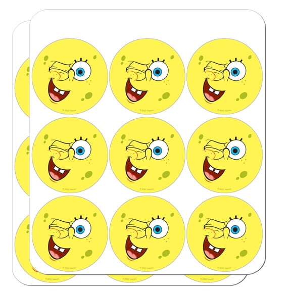 Spongebob Winking Face Planner Calendar Scrapbooking Crafting Stickers