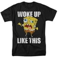 thumbnail image 1 of Spongebob Woke Up Like This Meme Unisex Adult T Shirt, 1 of 5