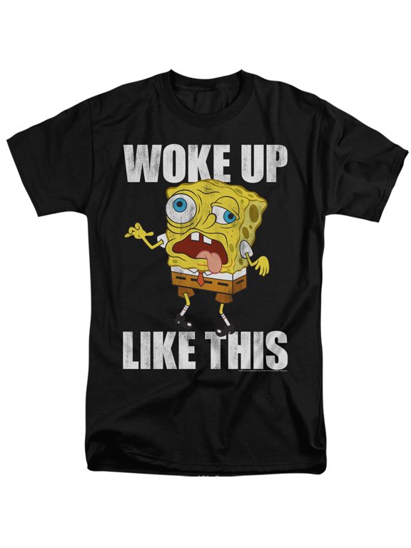 Spongebob Woke Up Like This Meme Unisex Adult Tall T Shirt
