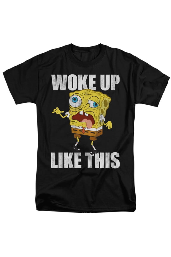 Spongebob Woke Up Like This Meme Unisex Adult Tall T Shirt