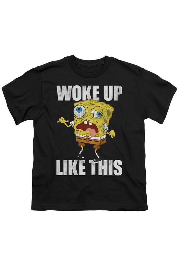 Spongebob Woke Up Like This Meme Unisex Youth T Shirt