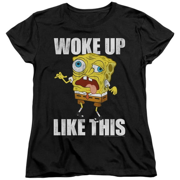 Spongebob Woke Up Like This Meme Women's T Shirt