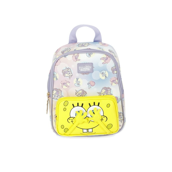 SpongeBob SquarePants Women's 10.5" Mini Backpack, Purple