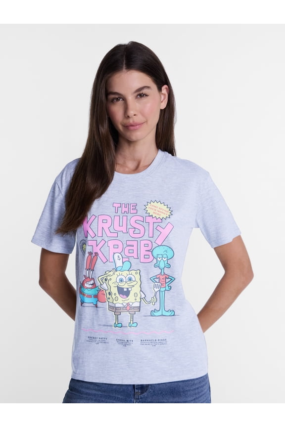 Women's Graphic Tee with Short Sleeves, Sizes XXS-XXL