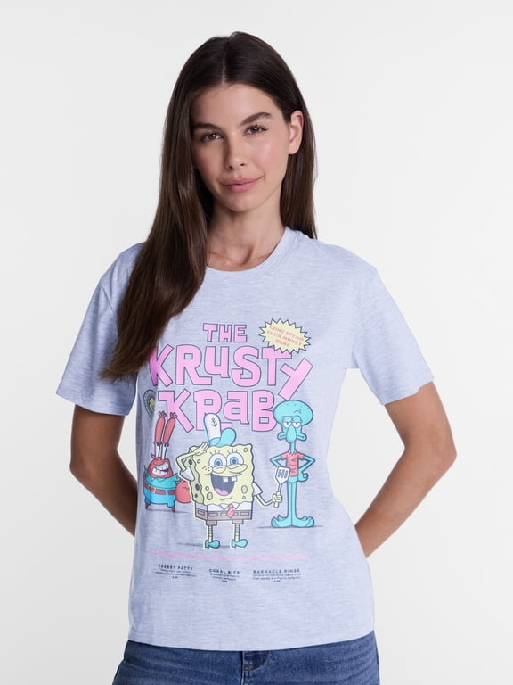Women's Graphic Tee with Short Sleeves, Sizes XXS-XXL
