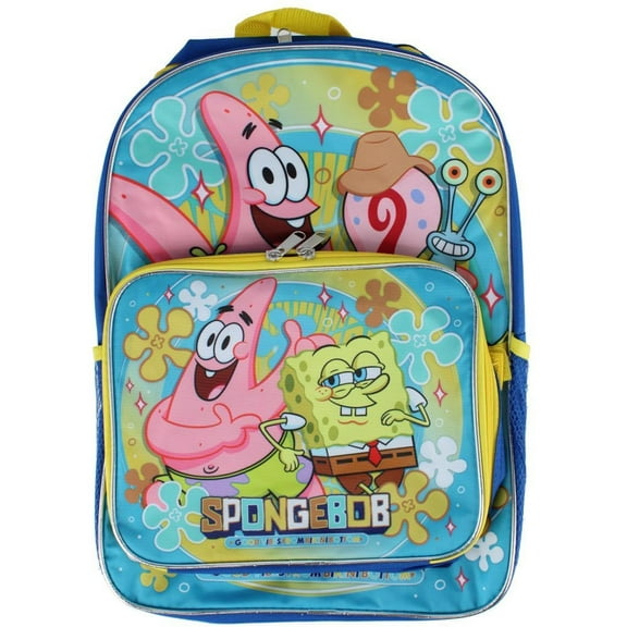 Nickelodeon Kids SpongeBob Backpack and Lunchbox Set