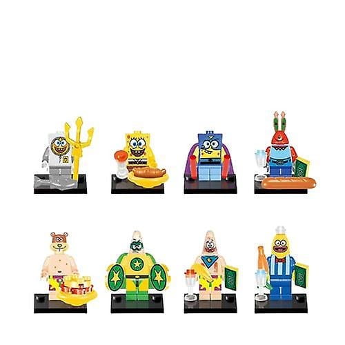 Spongebob building block minifigure Patrick Star Sandy Mr. Krabs ...