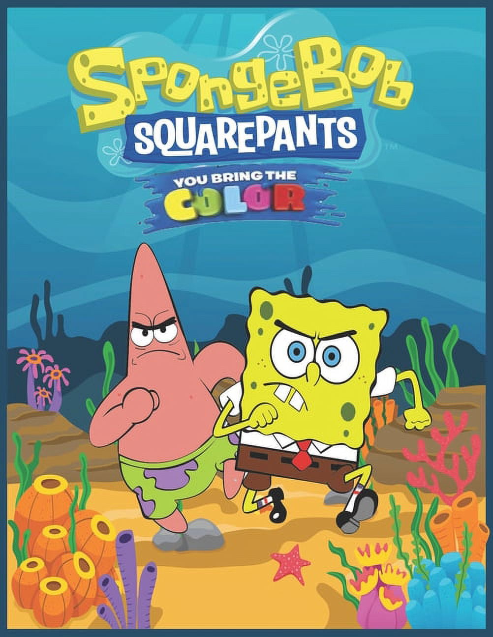 Spongebob squarepants you bring the color : Coloring all the characters ...