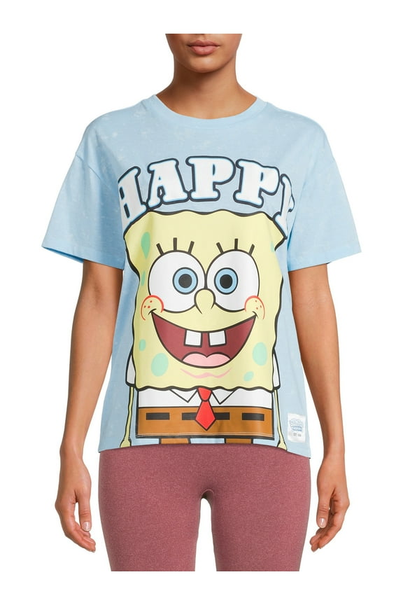 Spongegbob Juniors' Cloud Wash Knit Top