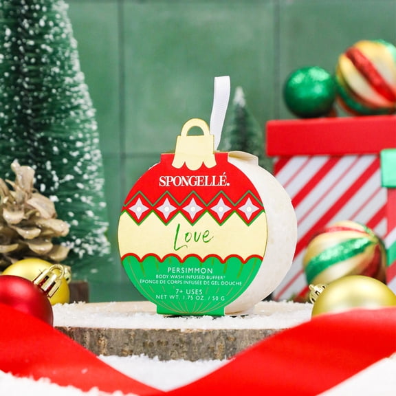 Spongell - Love - Persimmon Holiday Ornament Buffer Christmas Stocking