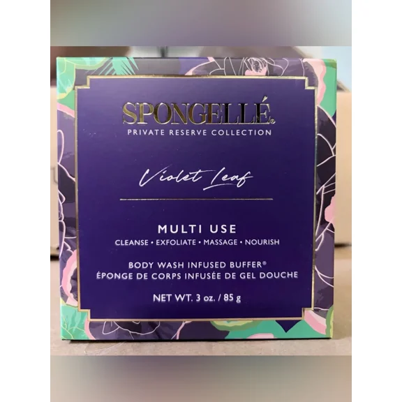 Spongelle Body Wash Infused Buffer Violet Leaf 3 oz