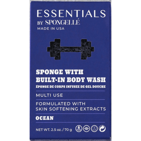 ESSENTIALS BY SPONGELLE - MENS BODY BUFFER - OCEAN