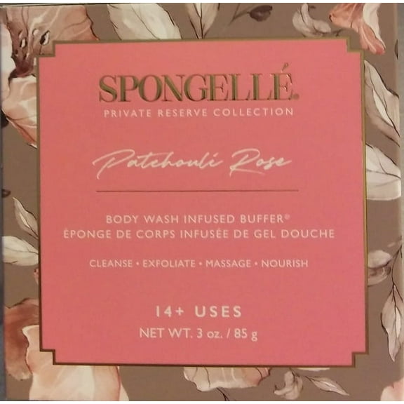 Spongelle Patchouli Rose Body Wash Infused Buffer