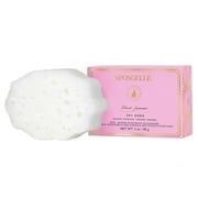 SPONGELL  Pedi Buffer with Built-In Cleanser, Exfoliating Soap Sponge, French Lavender