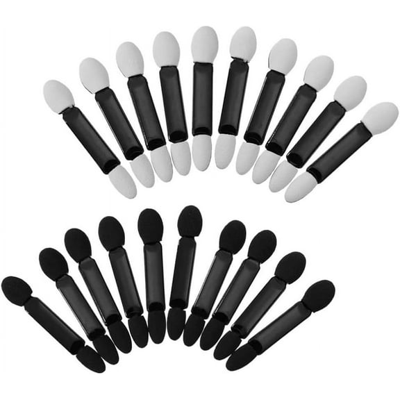 Sponges Makeup 120Pcs Eyeshadow Applicators Dual Sides Eyeshadow Brush Sponge Applicator Makeup Tool for Girls Lady Women Daily Makeup Supplies Face Makeup Brushes