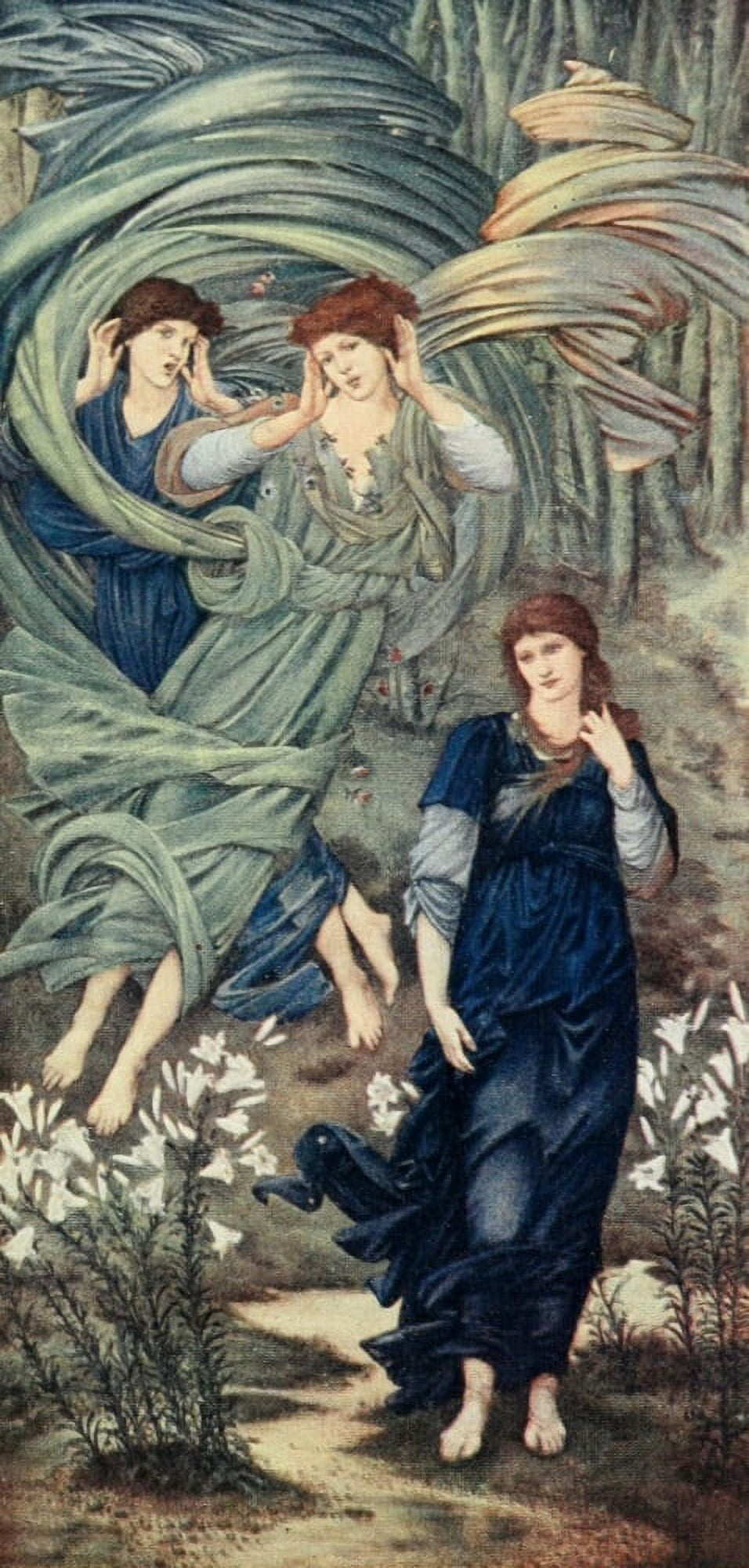 Sponsa di Libano Burne-Jones 1909 Canvas Art - Edward Burne-Jones (18 x 24)