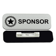 thumbnail image 1 of Sponsor 1 x 3" Name Tag/Badge, Silver, (3 Pack), 1 of 3