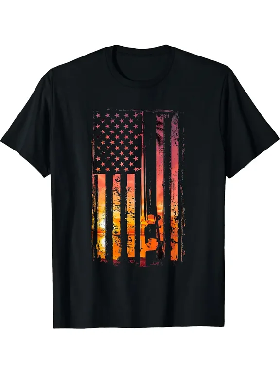 Sponsored Ad - Fishing US Flag American Fisherman T-Shirt