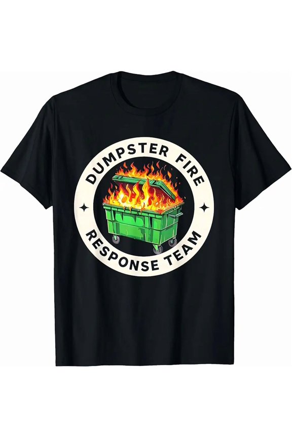Sponsored Ad - Funny Dumpster fire Response Team Humor T-Shirt