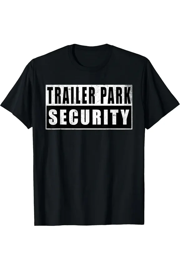 Sponsored Ad - Trailer Park Security Funny Vintage T-Shirt