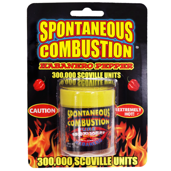 Spontaneous Combustion Habanero Pepper - Ultimate Pepper Gift - Try if you dare!