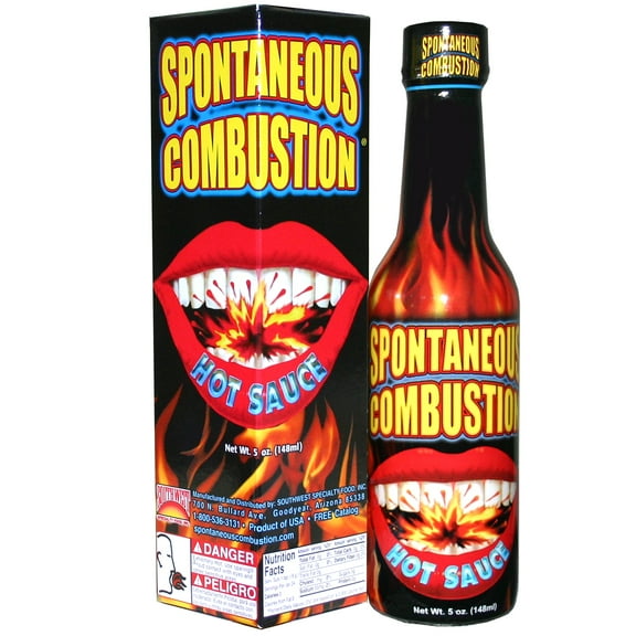 Spontaneous Combustion' Hot Sauce for the One who Loves True Heat And Flavor Of Habanero