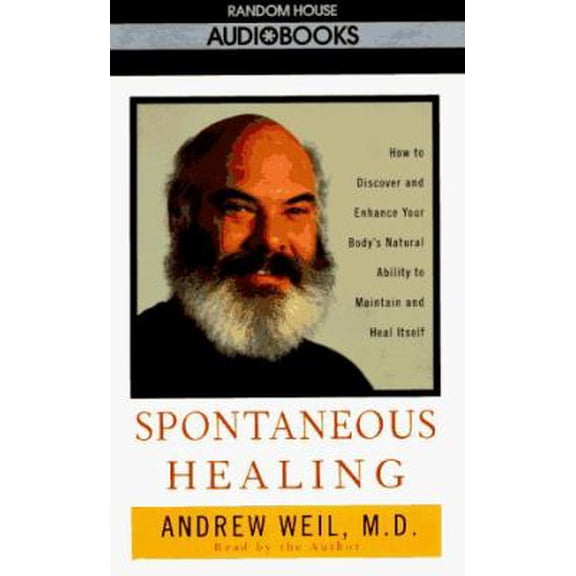 Pre-Owned Spontaneous Healing by Andrew Weil, MD Audiobook On Cassette Tape Health, Mind & Body English