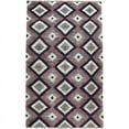 thumbnail image 1 of Spontaneous Jute Handwoven 3' x 5' Area Rug in Black/Maroon/Green Geometric, 1 of 5
