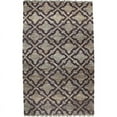 thumbnail image 1 of Spontaneous Jute Handwoven 4' x 6' Area Rug in Geometric Natural/Brown, 1 of 5