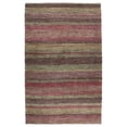 thumbnail image 1 of Spontaneous Jute Handwoven 8' x 10' Area Rug in Maroon/Orange Striped, 1 of 5